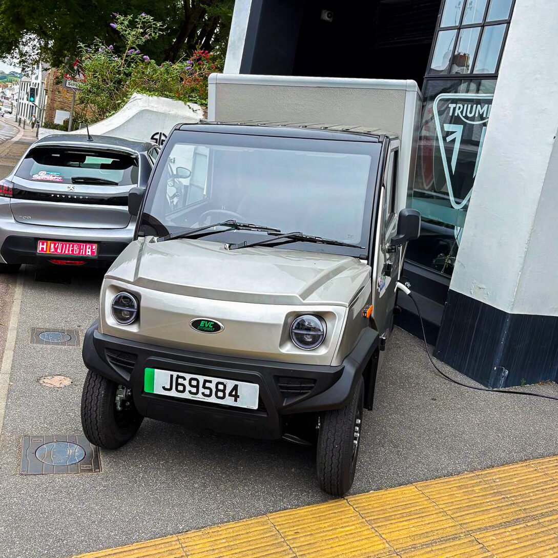 The first EVC CitySprint registered in Jersey