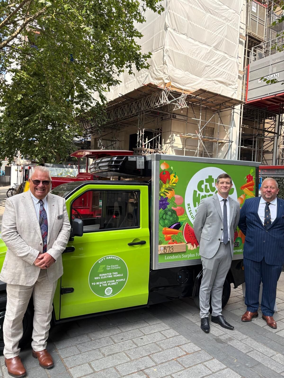 Handing over the keys to City Harvest