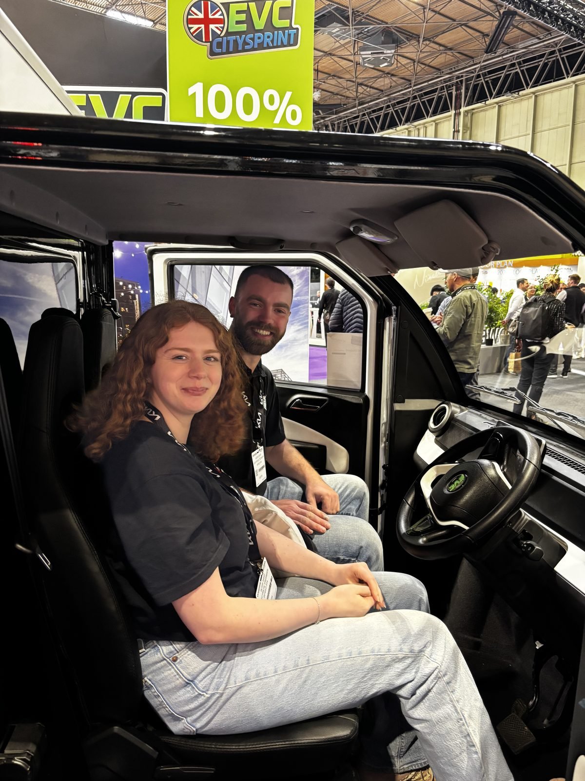 Guests getting behind the wheel of the CitySprint