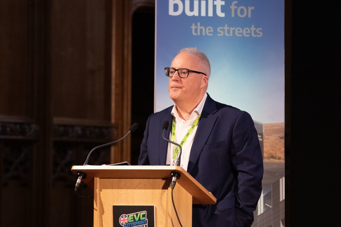 Keynote presentation at the launch event