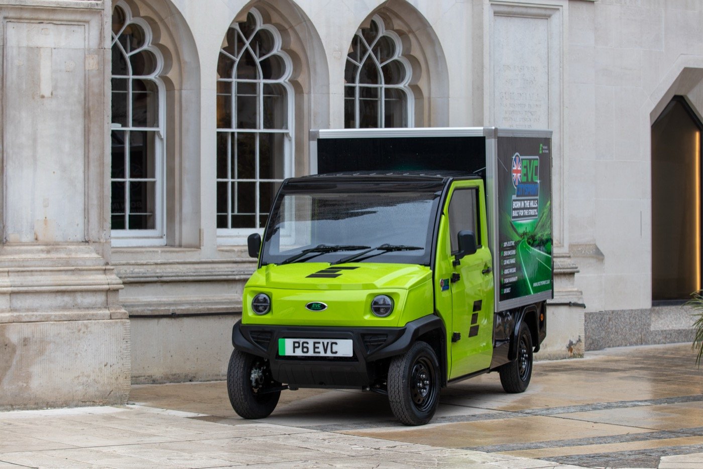 Cargo Box configuration outside The Guildhall