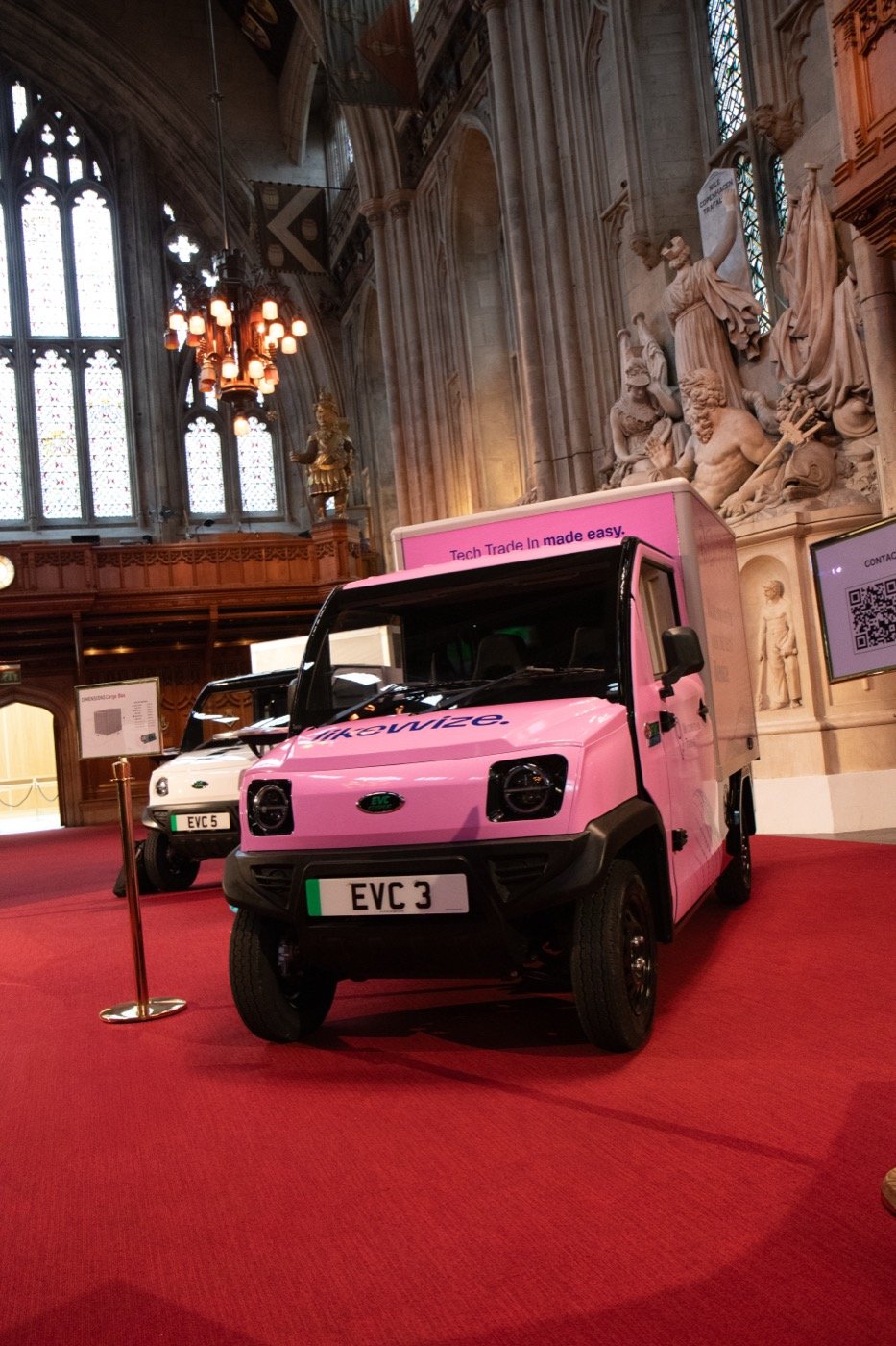 Likewize pink CitySprint on display