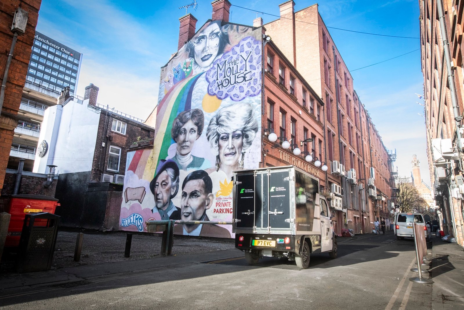 EVC CitySprint in Manchester's Northern Quarter